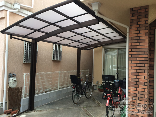 兵庫県尼崎市ののカーポート プレシオスポート 積雪〜20cm対応 施工例