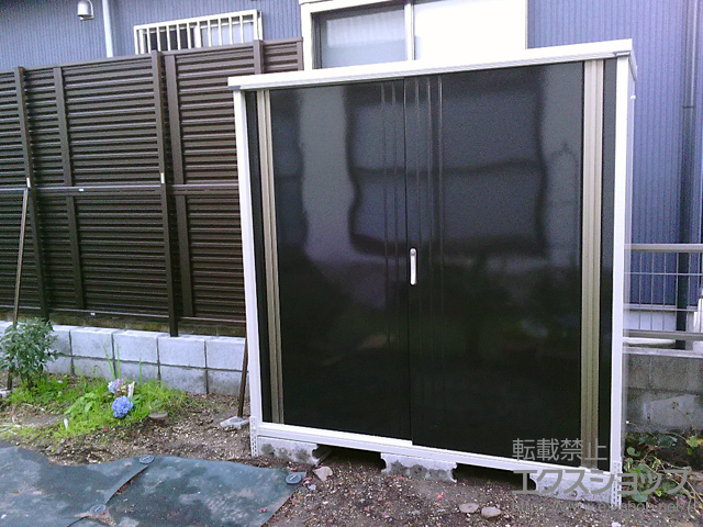 鹿児島県霧島市のの物置・屋外倉庫 グランプレステージジャスト　一般型　(M-197A-F-WK) 施工例