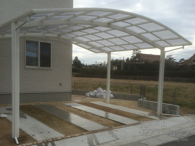 広島県東広島市ののカーポート レイナツインポートグラン　積雪〜20cm対応 施工例