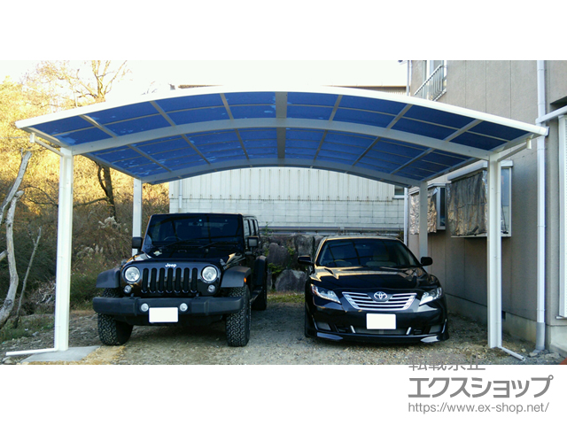 岐阜県多治見市ののカーポート レイナツインポートグラン　積雪〜20cm対応 施工例