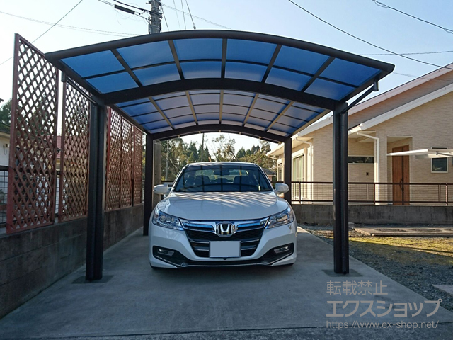 鹿児島県薩摩川内市ののカーポート レイナワンポートグランZ　積雪〜20cm対応 施工例