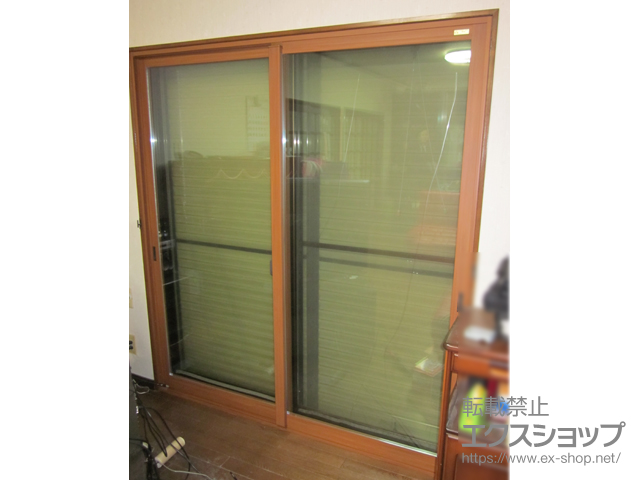 富山県富山市のの二重窓（内窓）、玄関ドア インプラス ダストバリア仕様 引違い窓 2枚建 施工例