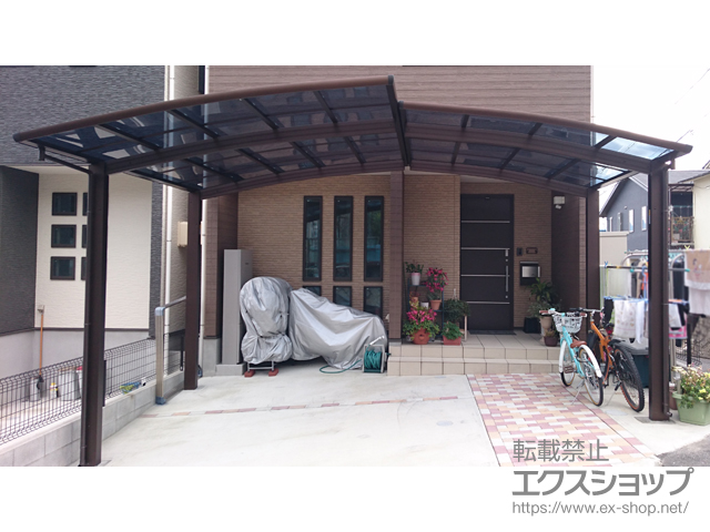 広島県広島市ののカーポート レイナポートグラン　積雪〜20cm対応 施工例