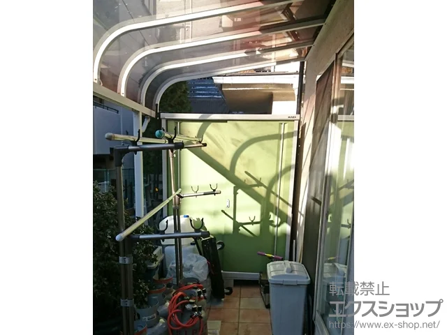 東京都大田区のイナバの物置・収納・屋外倉庫 シンプリー 一般型（MJX-159E-P-LG） 施工例