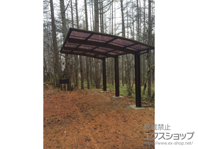 長野県茅野市ののカーポート レイナポートグラン50 積雪〜50cm対応 施工例