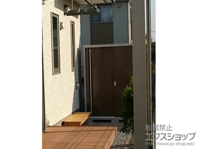 埼玉県川越市のの物置・屋外倉庫 シンプリー 一般型（MJX-157EP/TB） 施工例