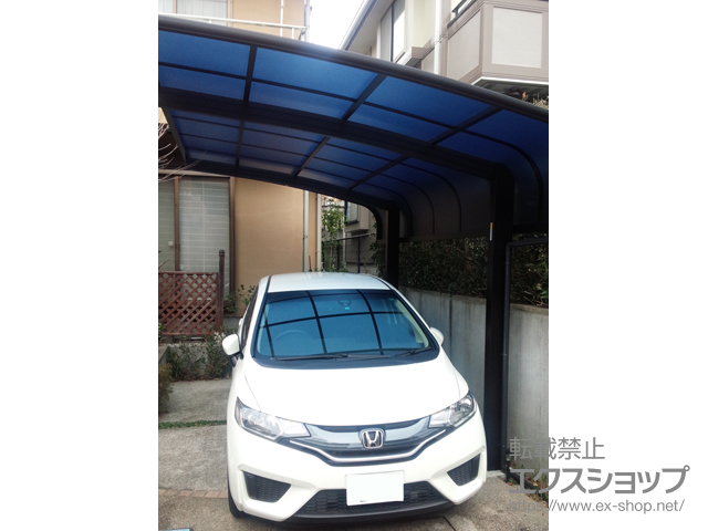 千葉県千葉市ののカーポート プレシオスポート アルファ 積雪〜20cm対応 施工例