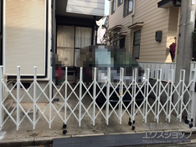 兵庫県加古川市ののカーゲート トリップゲート RB型 ノンレール 片開き 41S 施工例