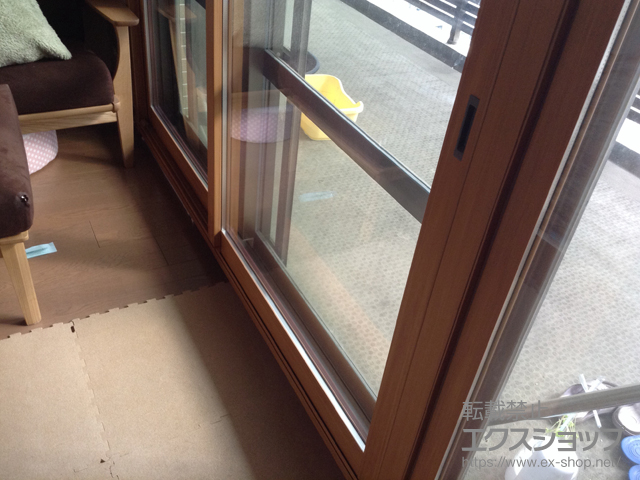 千葉県千葉市のの二重窓（内窓） インプラス ダストバリア仕様 引違い窓 2枚建+インプラス ダストバリア仕様 FIX窓 ※連窓 施工例