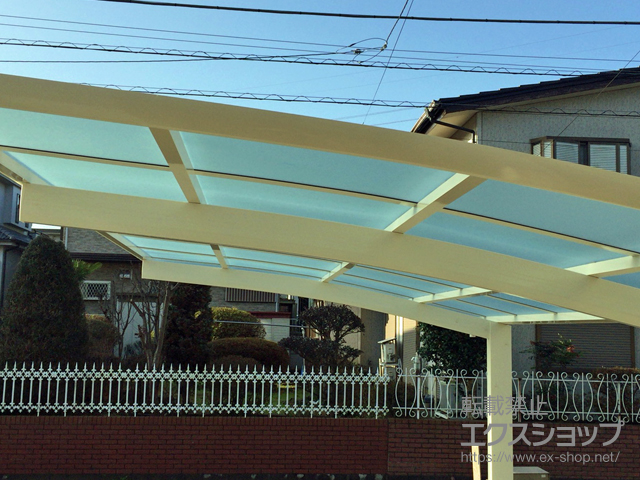 千葉県四街道市ののカーポート レイナポートグラン　積雪〜20cm対応 施工例