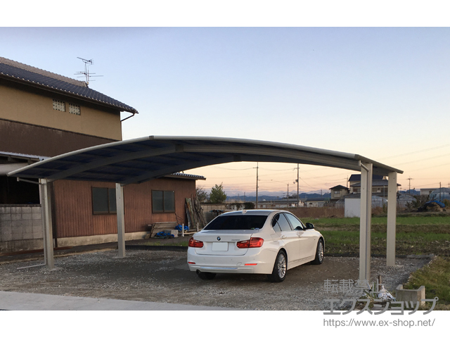 奈良県葛城市ののカーポート レイナトリプルポートグラン　積雪〜20cm対応 施工例