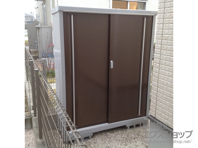 福岡県福岡市のの物置・屋外倉庫 シンプリー 一般型（MJX-134D-P-TB） 施工例