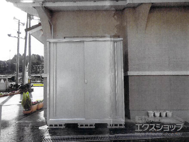 岡山県高梁市のの物置・屋外倉庫 シンプリー 一般型（MJX-179E-P-FS） 施工例