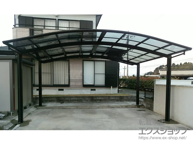 鹿児島県日置市ののカーポート レイナツインポートグラン 積雪〜20cm対応 施工例