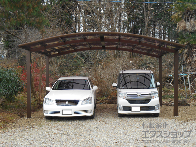 栃木県那須塩原市ののカーポート レイナツインポートグラン　積雪〜20cm対応 施工例