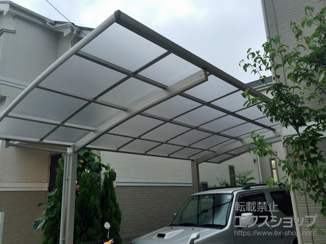 東京都狛江市ののカーポート レイナポートグラン　積雪〜20cm対応 施工例