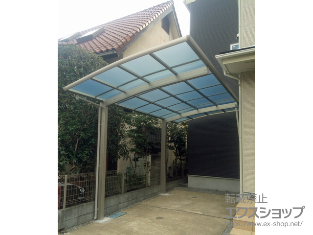 東京都杉並区ののカーポート レイナポートグラン　積雪〜20cm対応＋着脱式サポート 標準・ハイルーフ兼用 1本入り×1セット 施工例