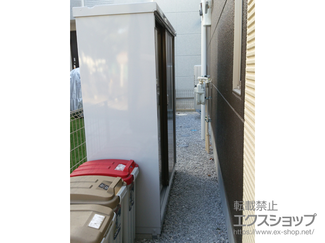 東京都東大和市のの物置・屋外倉庫 シンプリー 一般型(MJX-155D-TB) 施工例