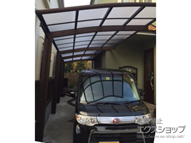 兵庫県神戸市ののカーポート レイナポートグラン　積雪〜20cm対応 施工例