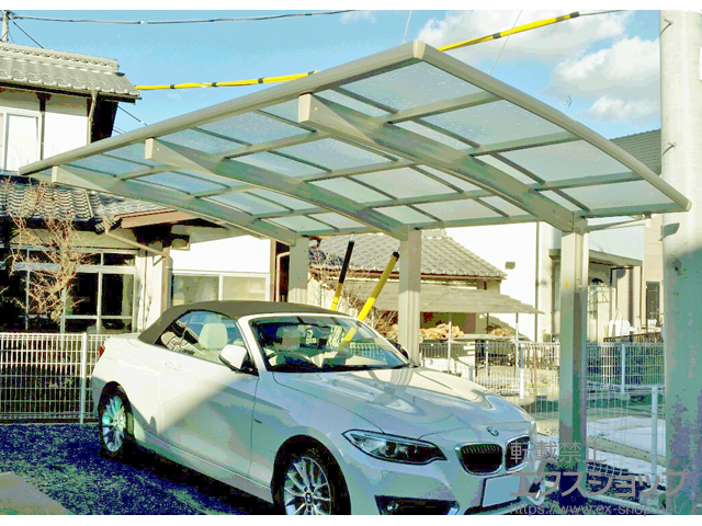 長野県松本市ののカーポート レイナポートグラン50 積雪〜50cm対応 施工例