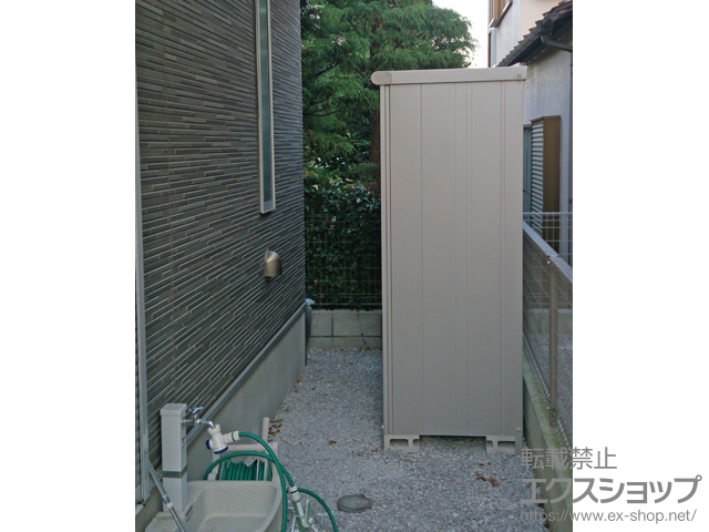 東京都あきる野市のの物置・屋外倉庫 エスモ 一般型（ESD-2107AGL-MR） 施工例