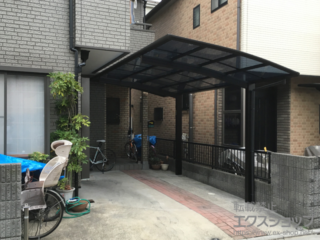 東京都江戸川区ののカーポート プレシオスポート 積雪〜20cm対応 施工例