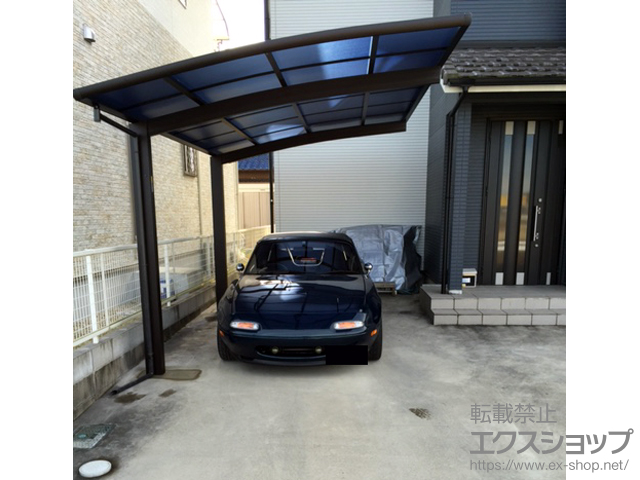 岐阜県美濃加茂市ののカーポート レイナポートグラン　積雪〜20cm対応 施工例