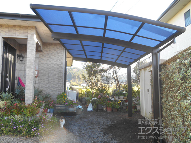 宮崎県都城市ののカーポート レイナポートグラン　積雪〜20cm対応 施工例