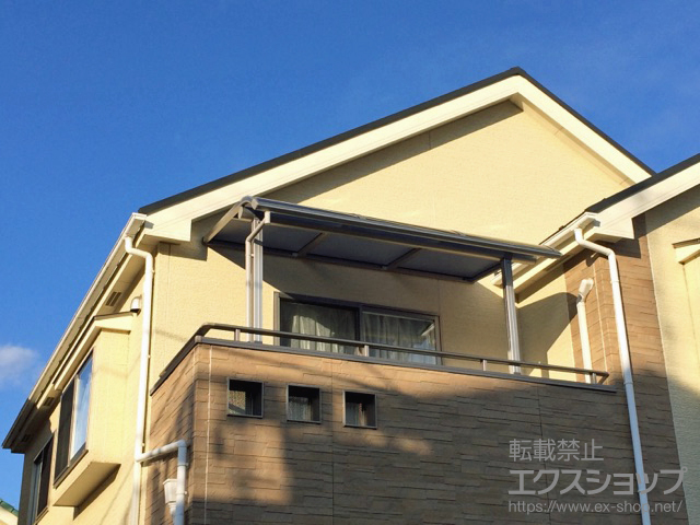 神奈川県相模原市ののカーポート プレシオステラス R型 屋根タイプ 単体 積雪〜20cm対応 施工例