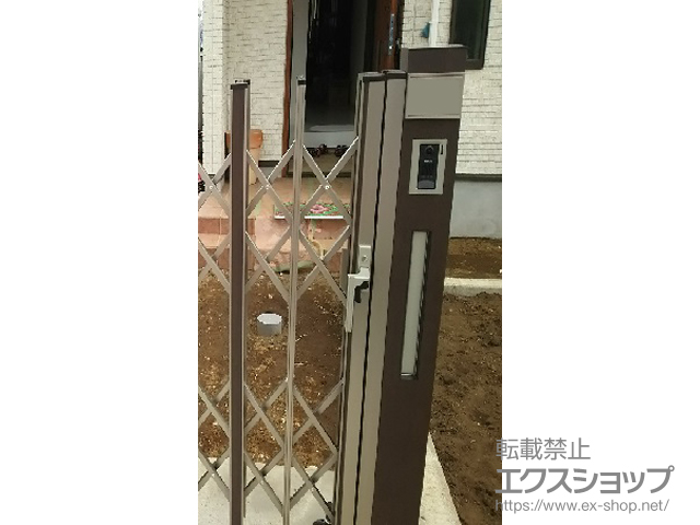 東京都町田市のの機能門柱・ポスト ファンクションユニット ウィルモダンスリム 施工例