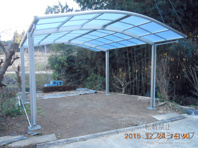 千葉県市原市ののカーポート レイナツインポートグラン　積雪〜20cm対応 施工例