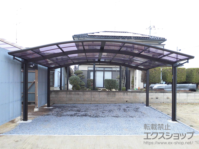 群馬県太田市ののカーポート レイナツインポートグラン　積雪〜20cm対応 施工例