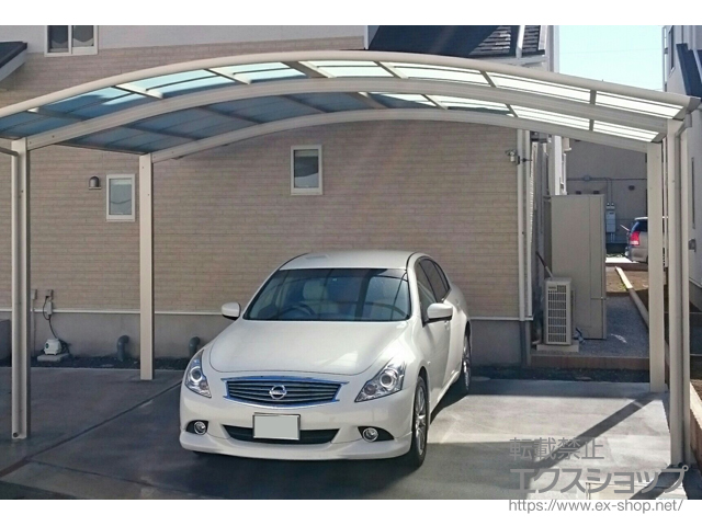 群馬県伊勢崎市ののカーポート レイナツインポートグラン　積雪〜20cm対応 施工例