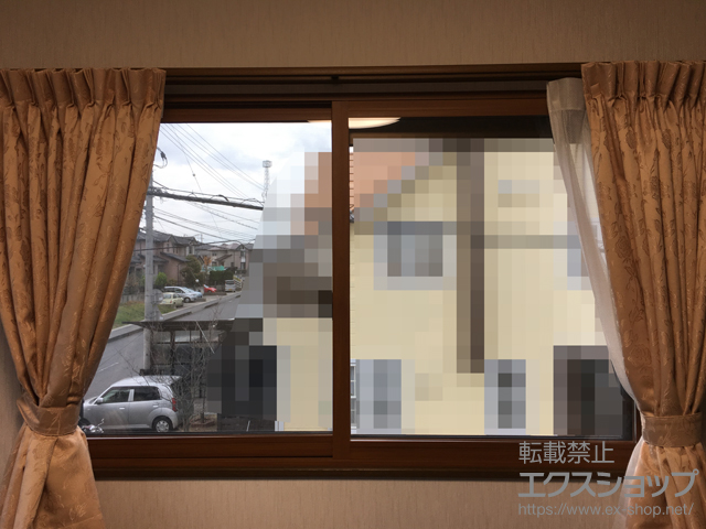 岡山県倉敷市のの二重窓（内窓） インプラス ダストバリア仕様 引違い窓 2枚建 施工例