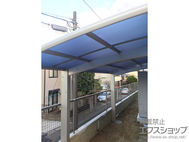 神奈川県横浜市ののカーポート プレシオスポート 積雪〜20cm対応 施工例