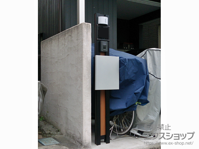 東京都荒川区のの機能門柱・ポスト コッピアツリー MLWシリーズ 施工例
