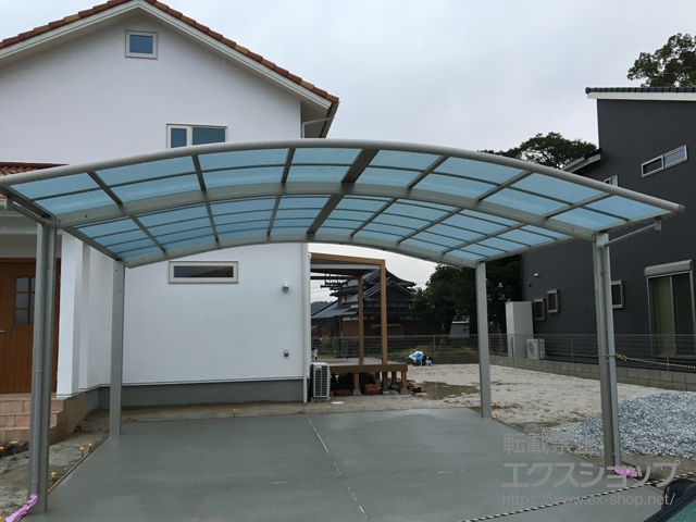 福岡県宮若市ののカーポート レイナツインポートグラン　積雪〜20cm対応 施工例