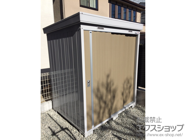 大阪府池田市のの物置・屋外倉庫 ネクスタ 一般型（NXN-25S-MB） 施工例