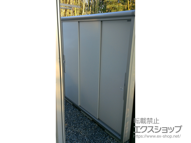 岡山県岡山市のの物置・屋外倉庫 エスモ 一般型（ESD-1909AGL-PW） 施工例