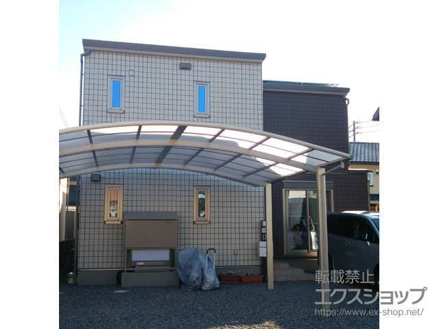 愛知県豊橋市ののカーポート レイナツインポートグラン　積雪〜20cm対応 施工例