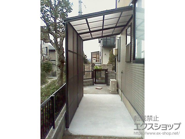 山口県宇部市ののストックヤード ストックヤードII オープンタイプ 積雪〜20cm対応 施工例