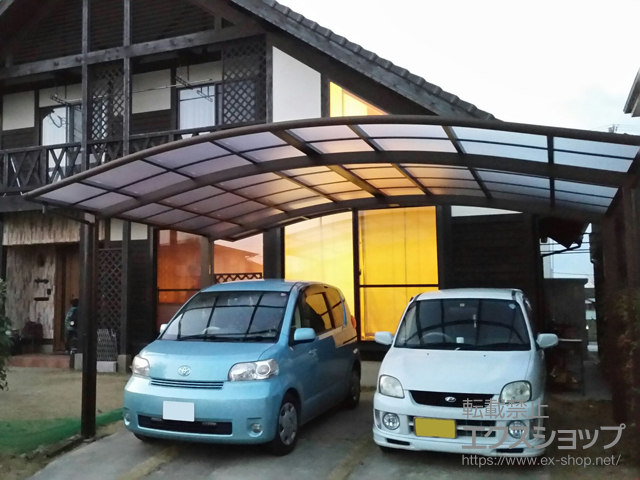 佐賀県伊万里市ののカーポート レイナツインポートグラン 積雪〜20cm対応 施工例