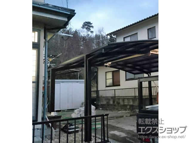 広島県廿日市市ののカーポート レイナポートグラン　積雪〜20cm対応 施工例