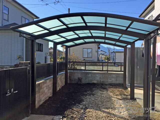 群馬県安中市ののカーポート レイナワンポートグラン50 積雪〜50cm対応 施工例