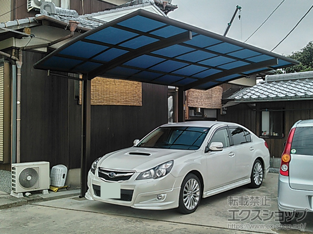 佐賀県佐賀市ののカーポート プレシオスポート 積雪〜20cm対応 施工例