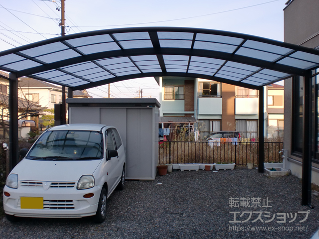 三重県名張市ののカーポート レイナツインポートグラン　積雪〜20cm対応 施工例