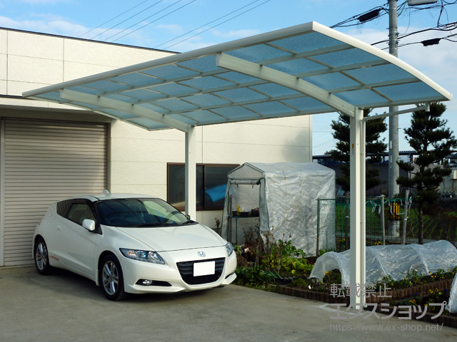 熊本県上益城郡嘉島町ののカーポート レイナポートグラン　積雪〜20cm対応 施工例