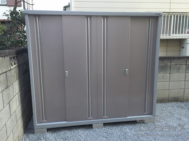 埼玉県春日部市のの物置・屋外倉庫 シンプリー 一般型(MJX-219E-P-AR) 施工例