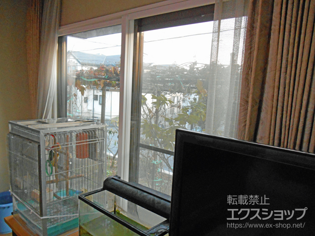 神奈川県厚木市のの二重窓（内窓） プラマードU 引違い窓 2枚建 施工例