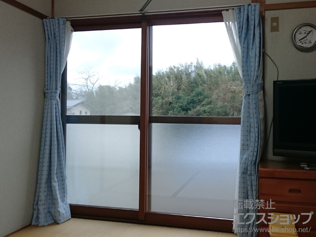 鹿児島県出水市のの二重窓（内窓） インプラス ダストバリア仕様 引違い窓 2枚建 施工例